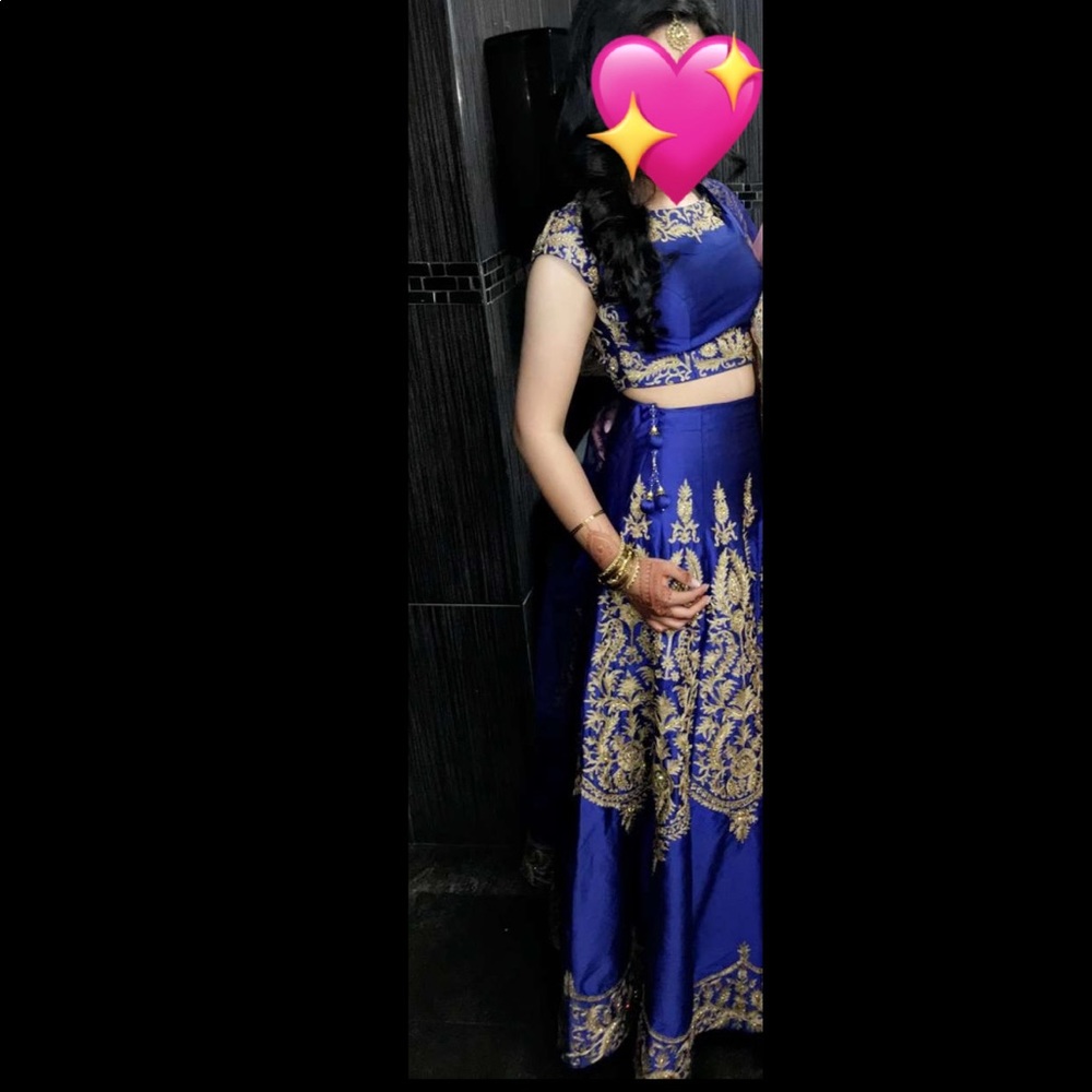Royal Blue Lehenga